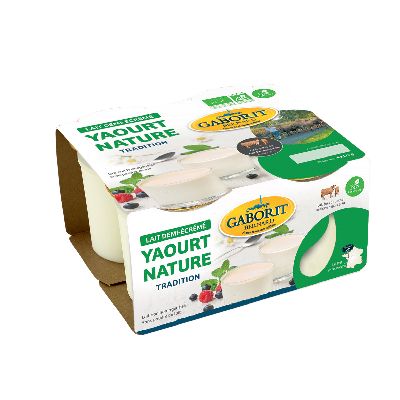 Yaourt Demi Ecreme 4x125g De France