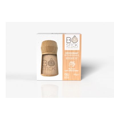 Deo Solide Lait Amandier + Applicateur Bois